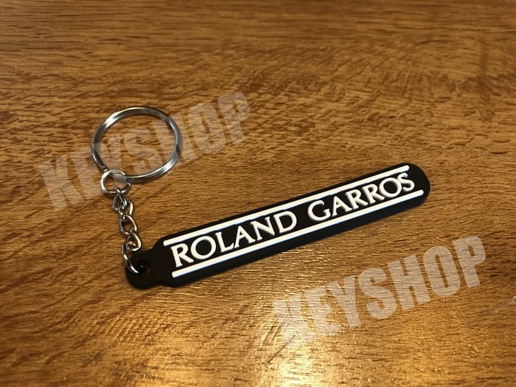 Porte-clés PVC Souple logo Roland Garros PEUGEOT 205