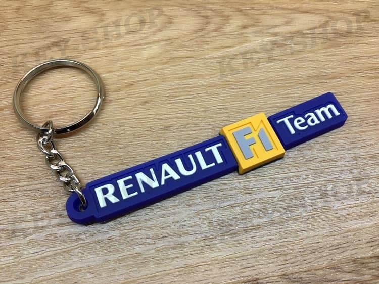 Porte clés PVC souple Renault F1 Team logo