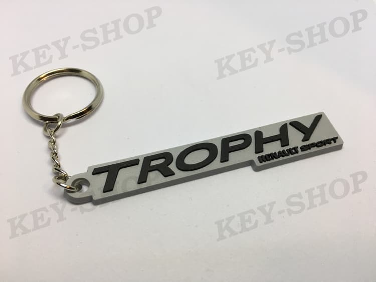 Porte clés PVC souple Renault Sport "TROPHY" logo
