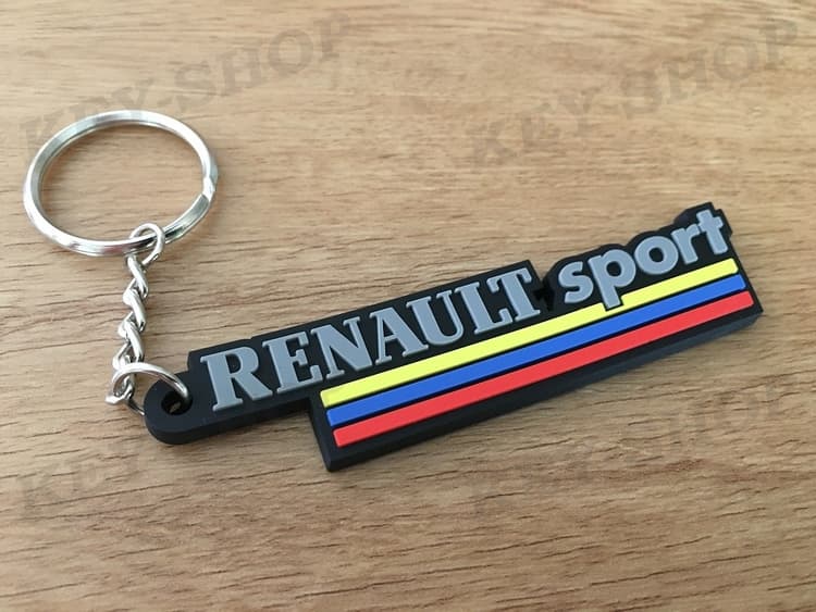 Porte-clés PVC souple Renault Sport RS Clio 172/182/V6 Megane Old