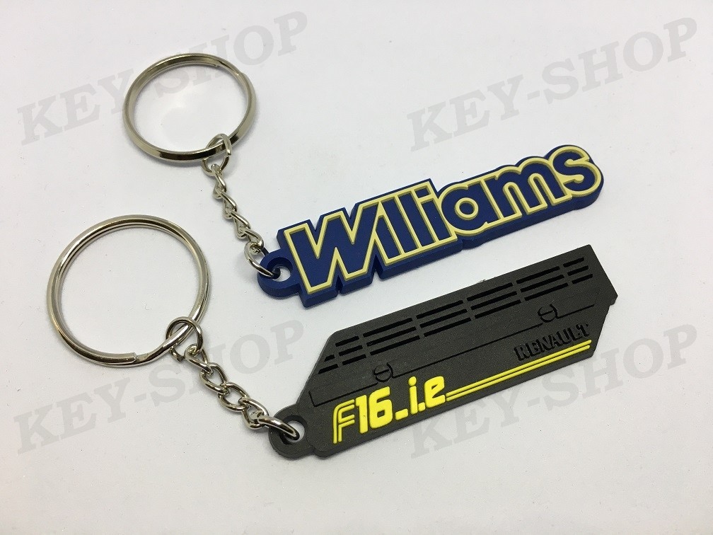 Pack porte clés PVC F16ie RENAULT CLIO WILLIAMS vue 2