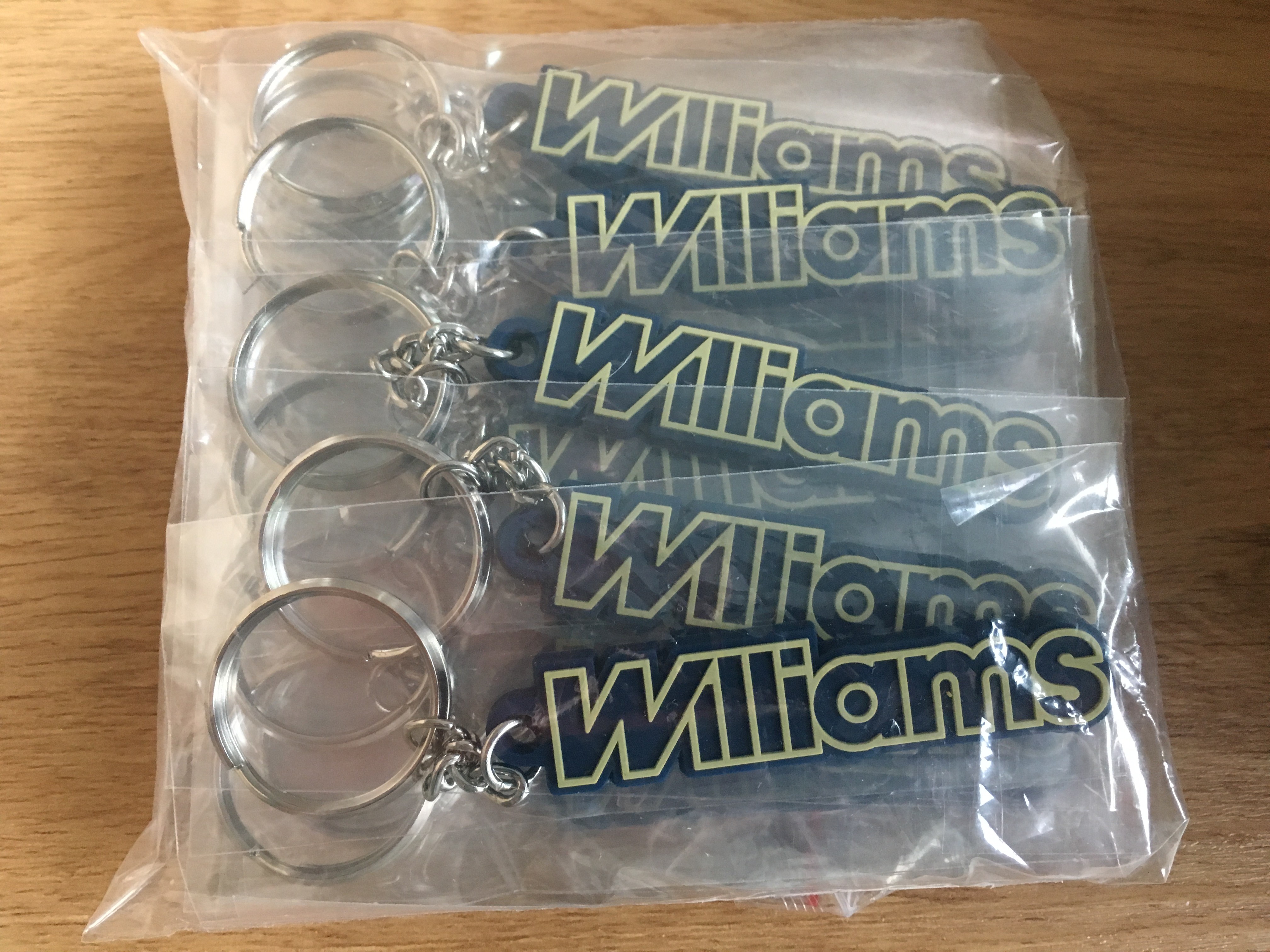 Pack Porte clés PVC souple Renault Clio Williams vue 2