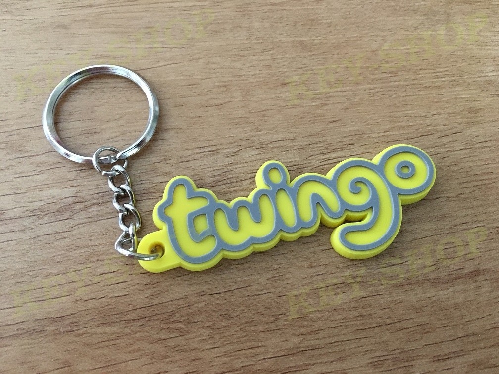 Porte clés PVC Renault Twingo vue 4
