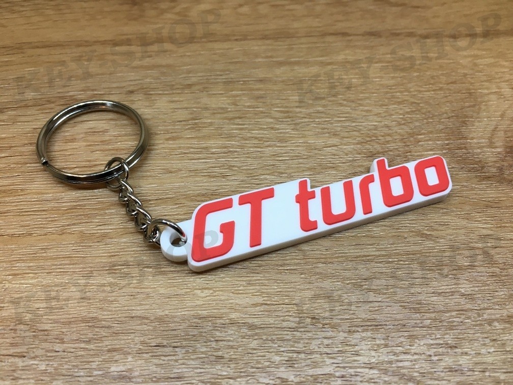 Porte clés PVC souple GT turbo Renault 5 monogramme logo