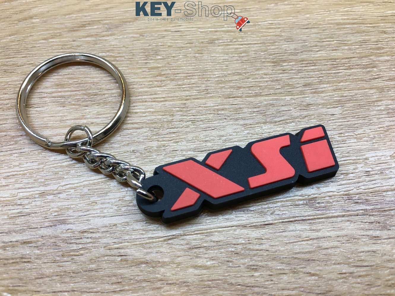 Porte-clés PVC Souple Peugeot 106/306 XSi LOGO monogramme
