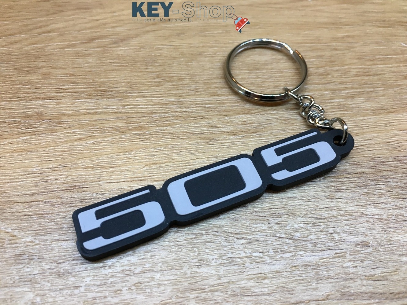 Porte-clés PVC Souple Peugeot 505 LOGO monogramme