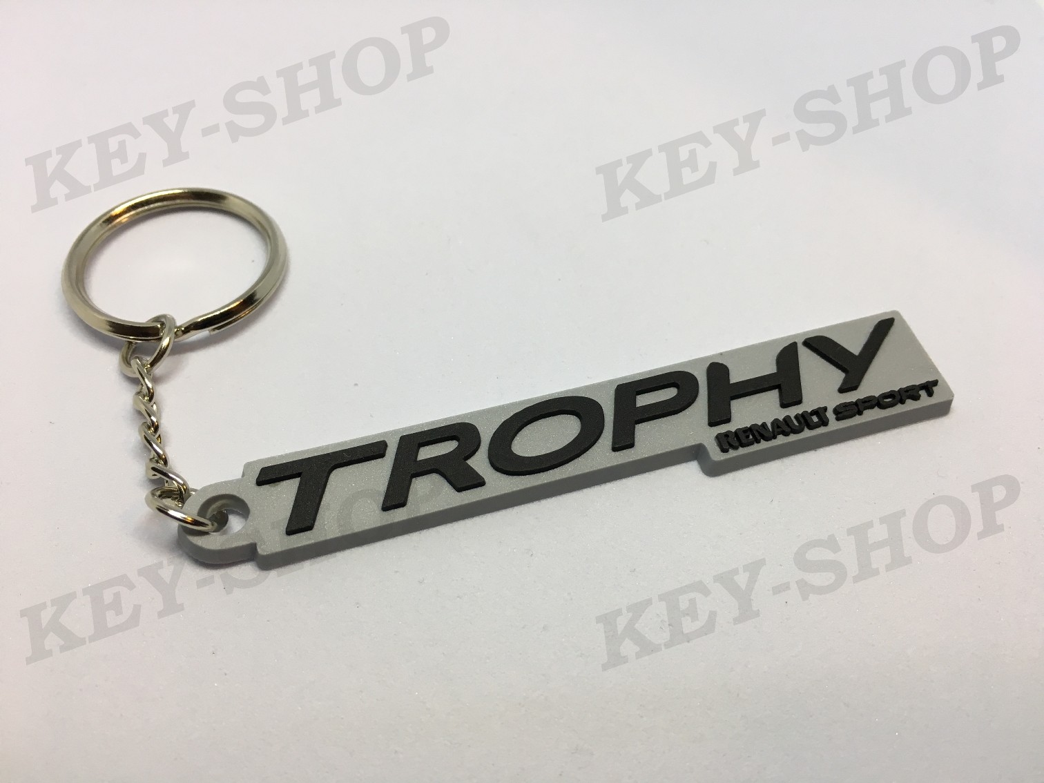 Porte clés PVC souple Renault Sport "TROPHY" logo