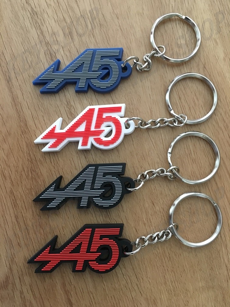 Porte clés PVC souple Renault 5 Alpine Turbo A5 logo vue 2