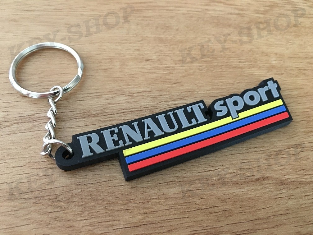 Porte-clés PVC souple Renault Sport RS Clio 172/182/V6 Megane Old