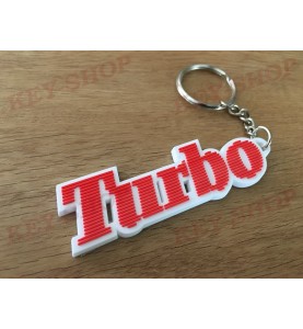 Keychain soft PVC Renault 5 Alpine Turbo logo