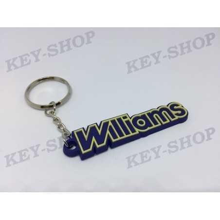 Keychain soft PVC Clio Williams Renault logo