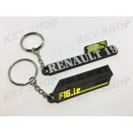 Pack Keychain PVC F16ie RENAULT 19 16S