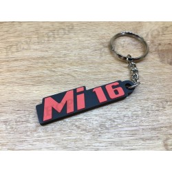 Keychain soft PVC PEUGEOT 405 Mi-16 LOGO monogramme