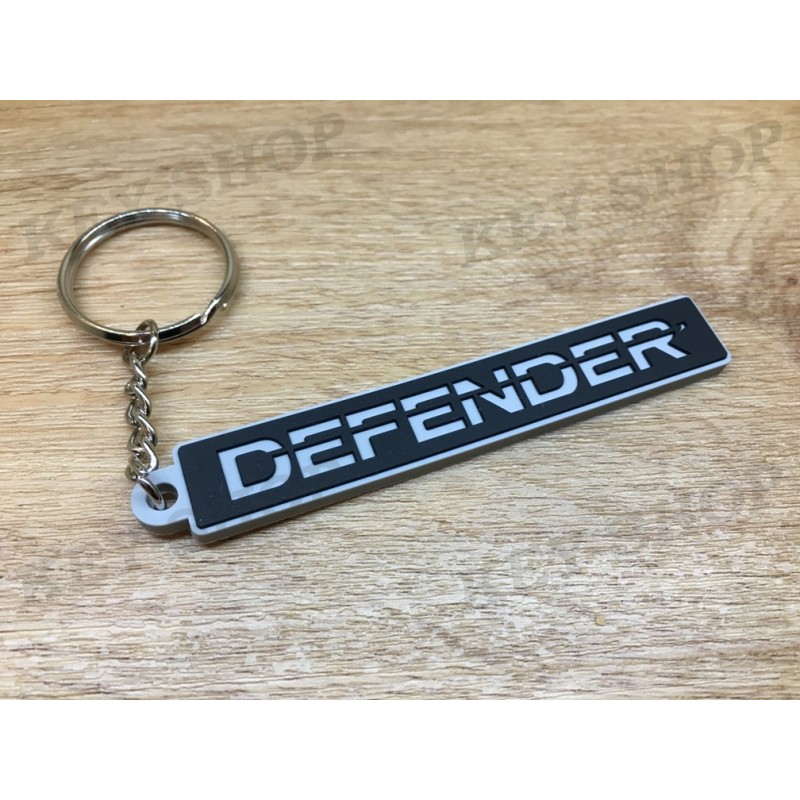 Porte-clés PVC Souple Land Rover DEFENDER LOGO monogramme