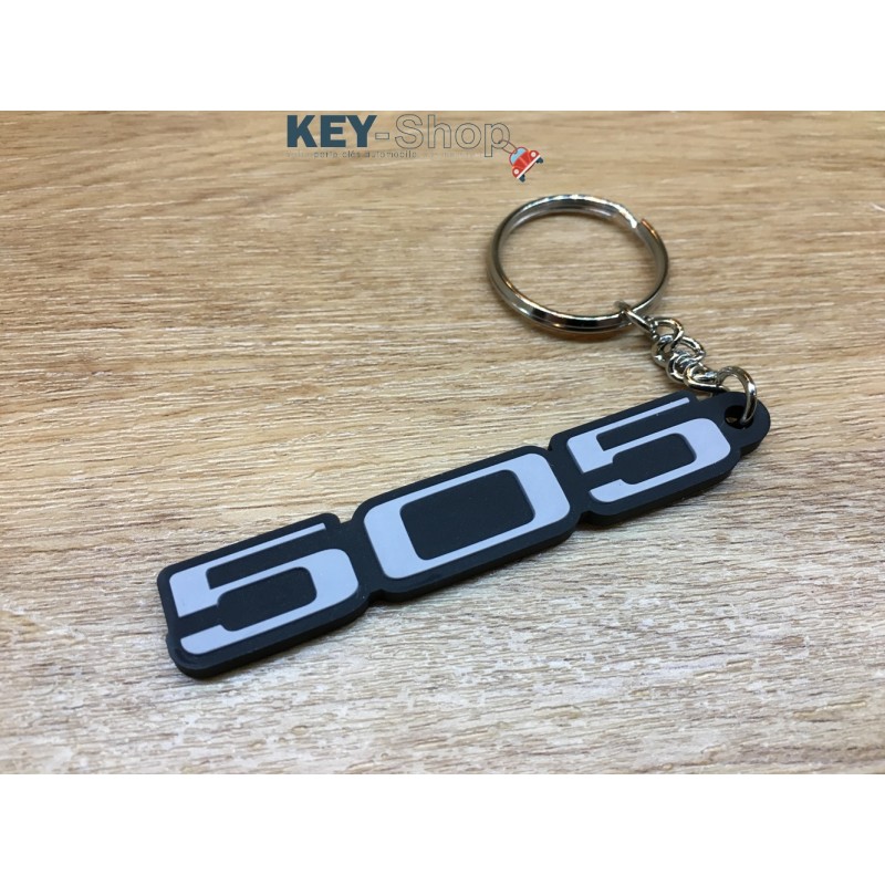 Keychain soft PVC Peugeot 505 LOGO monogramme