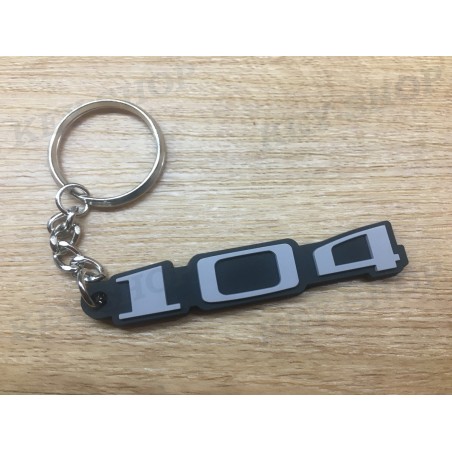 Keychainsoft PVC Peugeot 104 LOGO monogramme